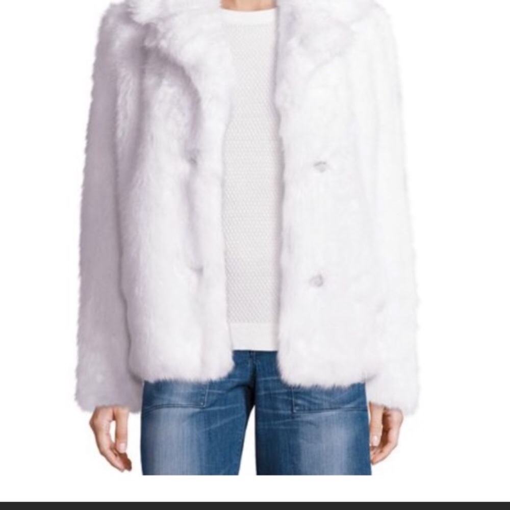 🎉HOST PICK🎉NEW Michael Kors Faux Fur Coat - Picture 3 of 8